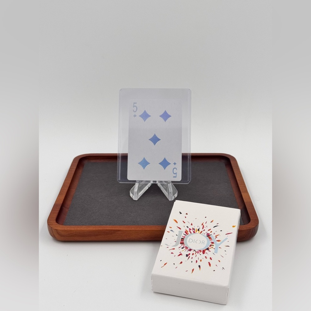 5 of Diamonds Collectible Dior Playing Card
